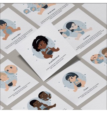 Cartes bébé signe - Mes émotions | Espace Inclusif