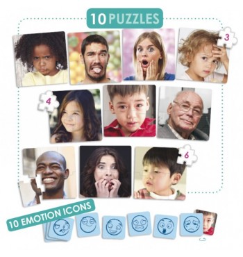 Les 10 émotions en puzzles