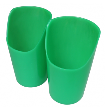 2 gobelets à découpe nasale Flexi Cups - Taille L | Espace Inclusif