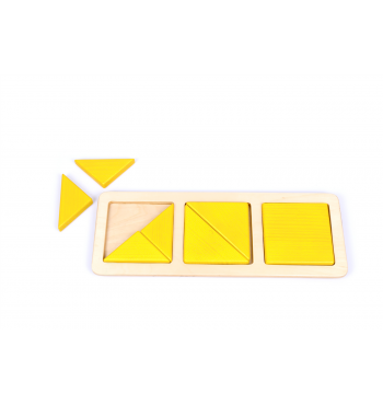 Encastrement - Les carrés et les triangles | Espace Inclusif