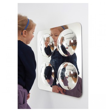 Miroir déformant convexe
