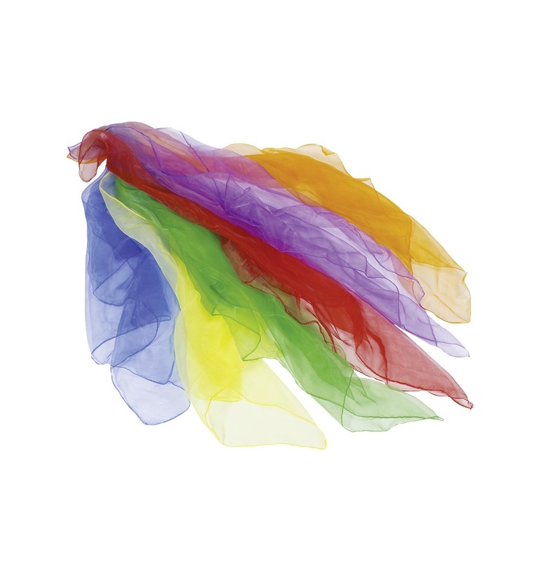 6 foulards en tissu pour jongler | Espace Inclusif