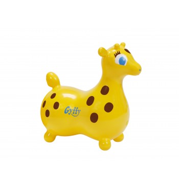 Girafe rebondissante Gyffy jaune | Espace Inclusif