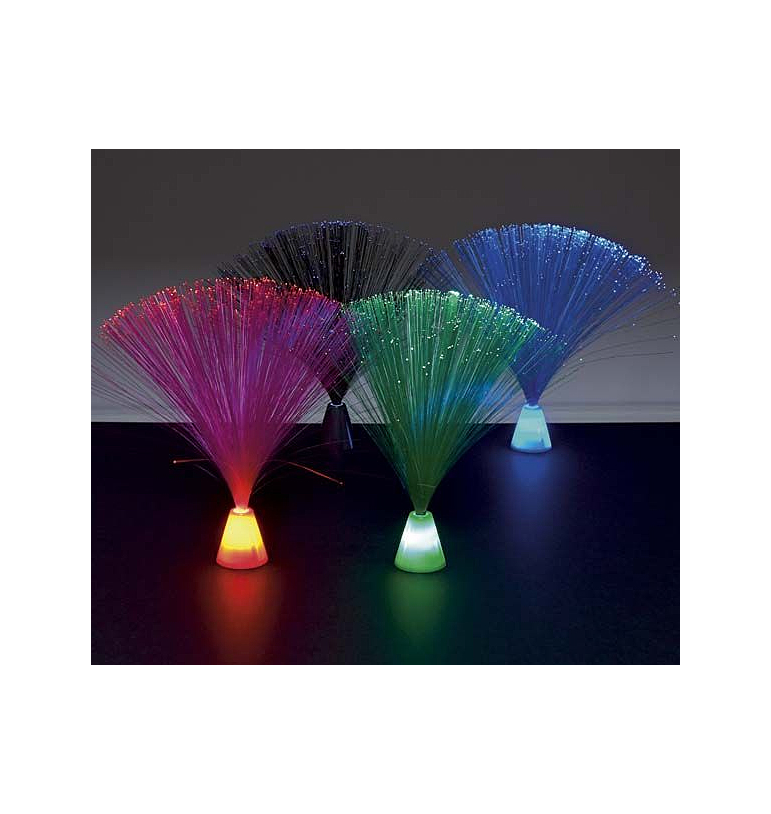 4 mini lampes fibres optiques | Espace Inclusif