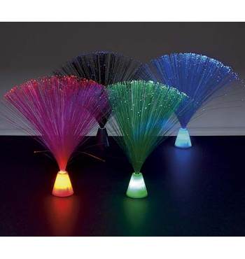 4 mini lampes fibres optiques | Espace Inclusif