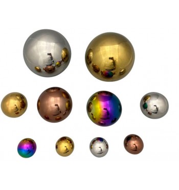 10 boules métalliques sensorielles