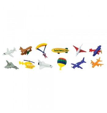 12 figurines transport aérien