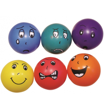 Lot de 6 ballons émotions | Espace Inclusif