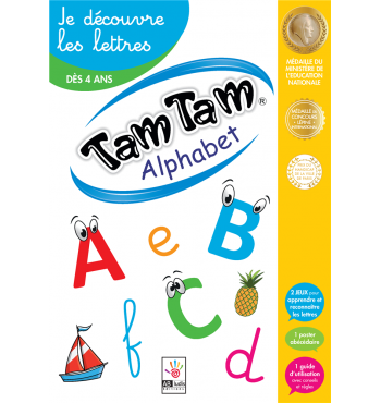 Tam Tam - Alphabet - Je découvre les lettres - Le coffret | Espace Inclusif