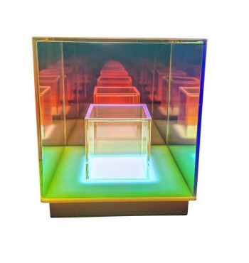 Cube lumineux 3D | Espace Inclusif