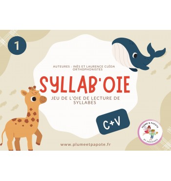 Syllab'Oie 1 - C + V