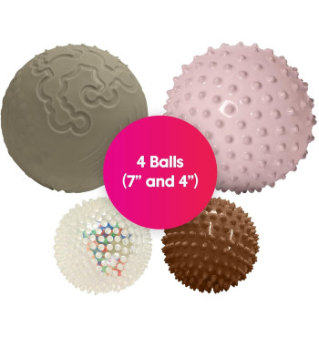 Lot de 4 balles sensorielles originales | Espace Inclusif