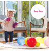 Lot de 4 balles sensorielles opaques | Espace Inclusif