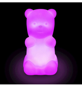 Lampe ourson à changement de couleurs | Espace Inclusif