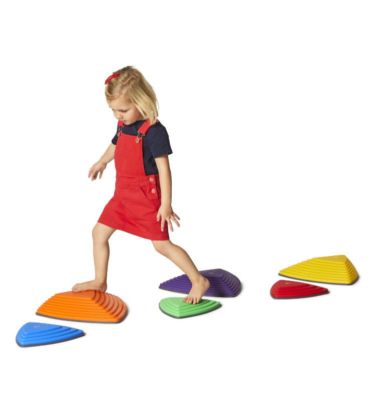 Pierres D'Équilibre Pour Enfants - Stepping Stones Motricité Antidérapantes Dinosaure
