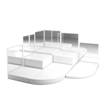 Salle multi-sensorielle - Module matelas d'angle bas | Espace Inclusif