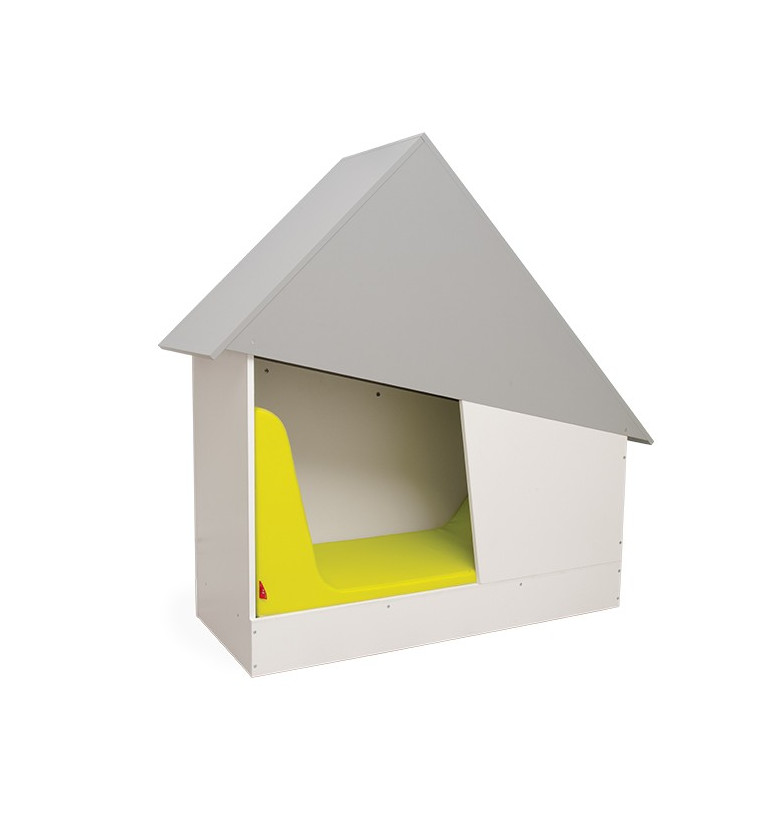 Cabane apaisante blanche et grise | Espace Inclusif