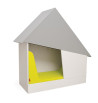 Cabane apaisante blanche et grise | Espace Inclusif