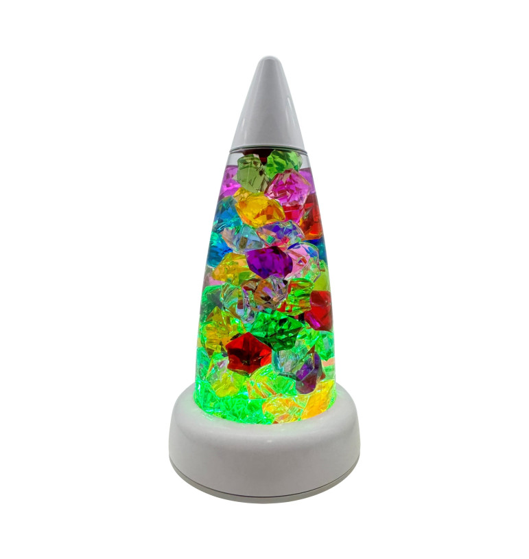 Lampe cristaux à LED | Espace Inclusif