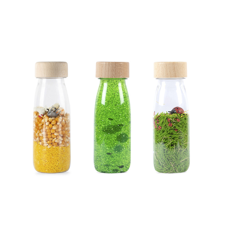 Pack 3 bouteilles sensorielles Nature | Espace Inclusif