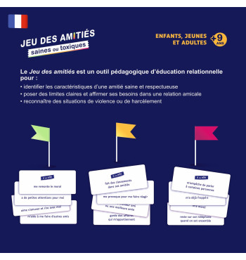 Jeu des amitiés saines ou toxiques | Espace Inclusif