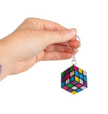 Porte-clé Puzzle cube | Espace Inclusif