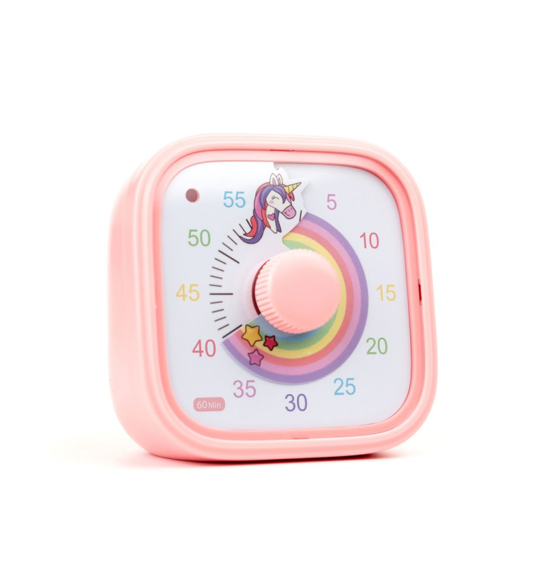 Timer visuel - Arc-en-ciel et licorne | Espace Inclusif