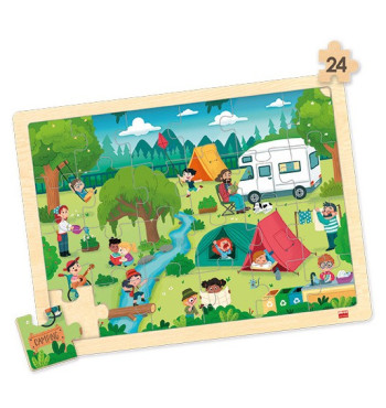 Set de 4 puzzles - Temps libre et vie sociale | Espace Inclusif