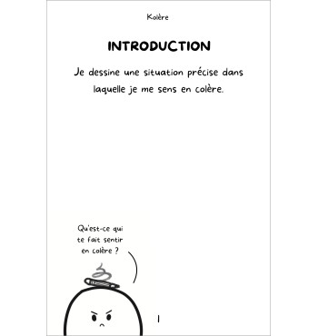 Cahier de Kolère - Cahier d'accompagnement par le dessin et l'écriture | Espace Inclusif