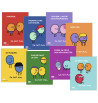 Lot de 8 affiches - Gestes d'agression 31 x 46 cm | Espace Inclusif