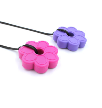 Ark collier à mastiquer modèle Fleur | Espace Inclusif