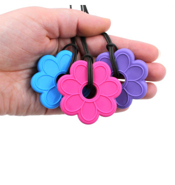 Ark collier à mastiquer modèle Fleur | Espace Inclusif