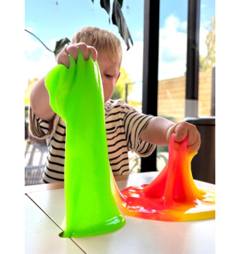 Slime Neo duo vert et jaune | Espace Inclusif