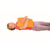 Coussin vibrant orange | Espace Inclusif