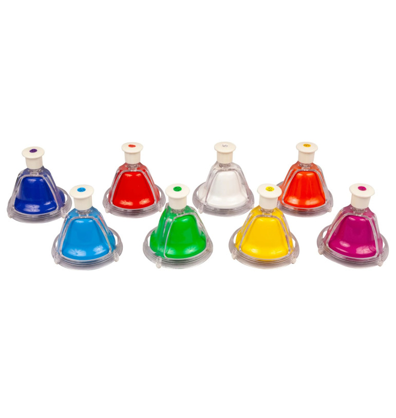 Clochettes colorées - 8 pièces | Espace Inclusif