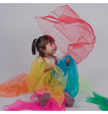 Tissu organza - 12 couleurs | Espace Inclusif