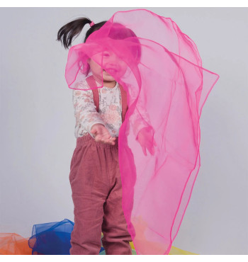 Tissu organza - 12 couleurs | Espace Inclusif
