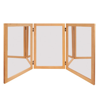 Miroir en bois pliable | Espace Inclusif