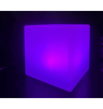 Cube lumineux 15 cm | Espace Inclusif