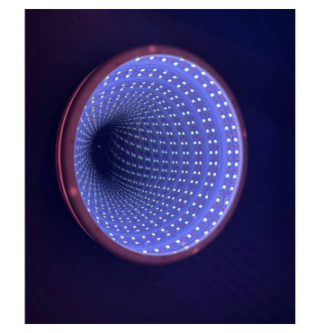 Miroir lumineux infini grand modèle | Espace Inclusif