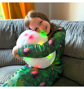 Coussin de massage rond à LED | Espace Inclusif