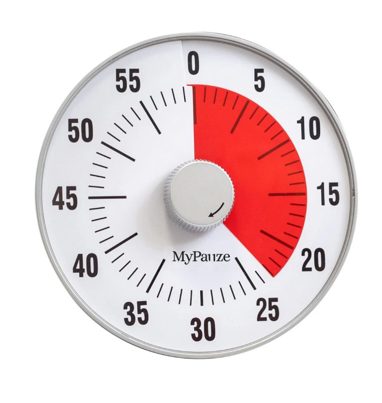 Minuteur rond - 60 minutes | Espace Inclusif