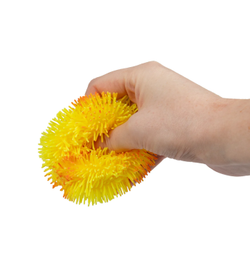 Balle à malaxer pompon | Espace Inclusif