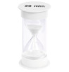 Sablier blanc 30 min | Espace Inclusif