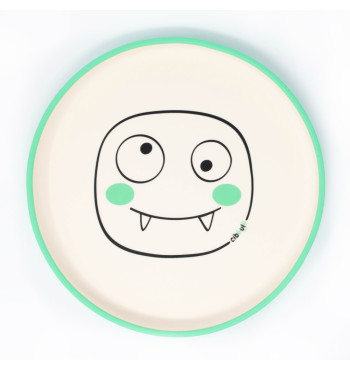 Box assiette silicone Ciboulo Monstre | Espace Inclusif