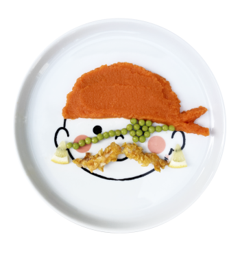 Box assiette silicone Ciboulo Bonhomme | Espace Inclusif