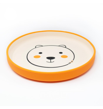 Box assiette silicone Ciboulo Animal | Espace Inclusif