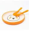 Box assiette silicone Ciboulo Animal | Espace Inclusif