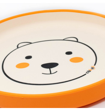 Box assiette silicone Ciboulo Animal | Espace Inclusif