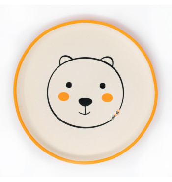 Box assiette silicone Ciboulo Animal | Espace Inclusif